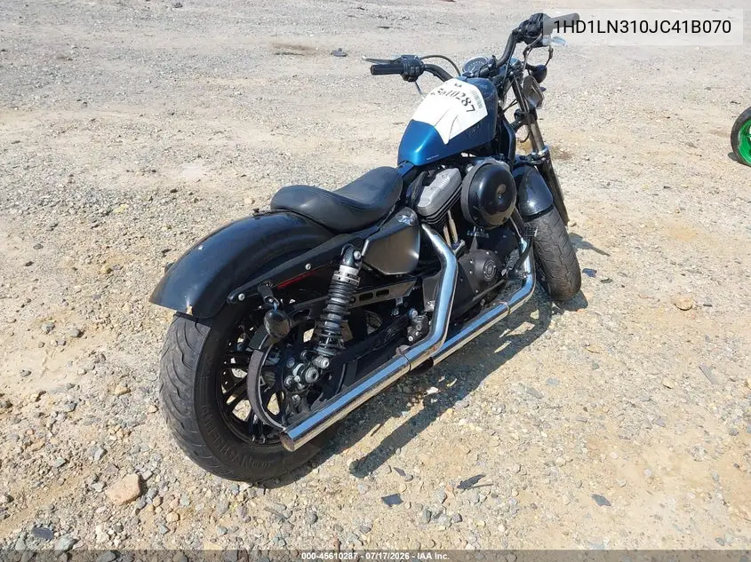 2018 Harley-Davidson Xl1200 X VIN: 1HD1LN310JC41B070 Lot: 45610287
