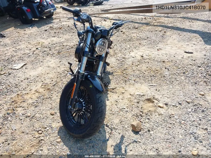 2018 Harley-Davidson Xl1200 X VIN: 1HD1LN310JC41B070 Lot: 45610287