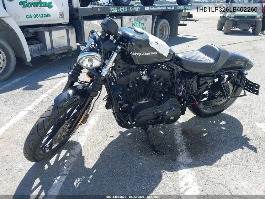 2020 Harley-Davidson Xl1200 Ns VIN: 1HD1LP326LB402260 Lot: 44935679