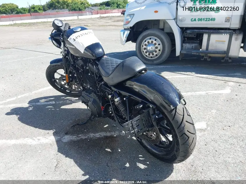 2020 Harley-Davidson Xl1200 Ns VIN: 1HD1LP326LB402260 Lot: 44935679