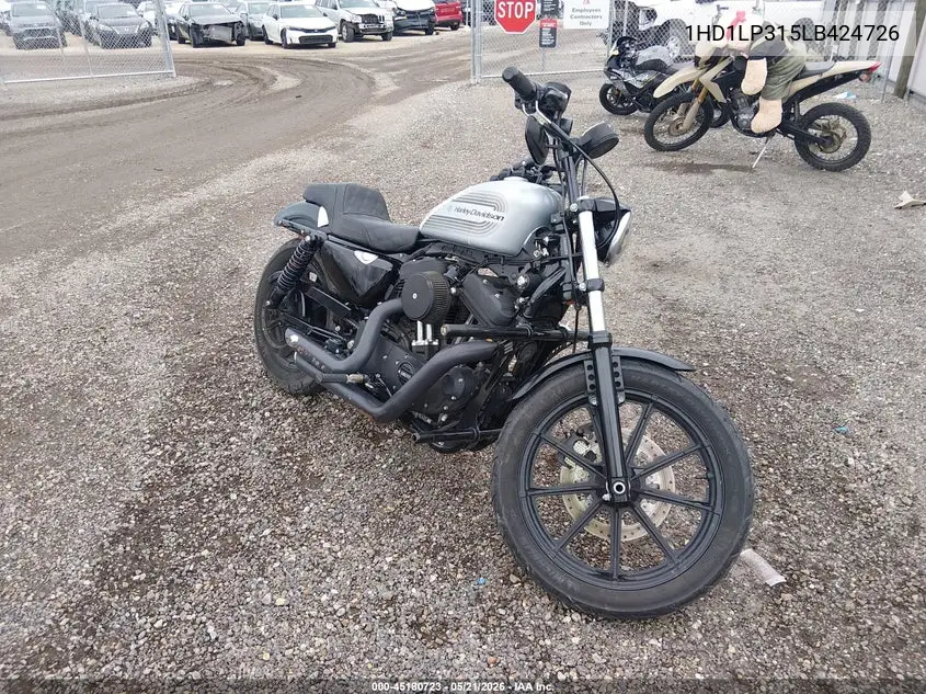 2020 Harley-Davidson Xl1200 Ns VIN: 1HD1LP315LB424726 Lot: 45180723