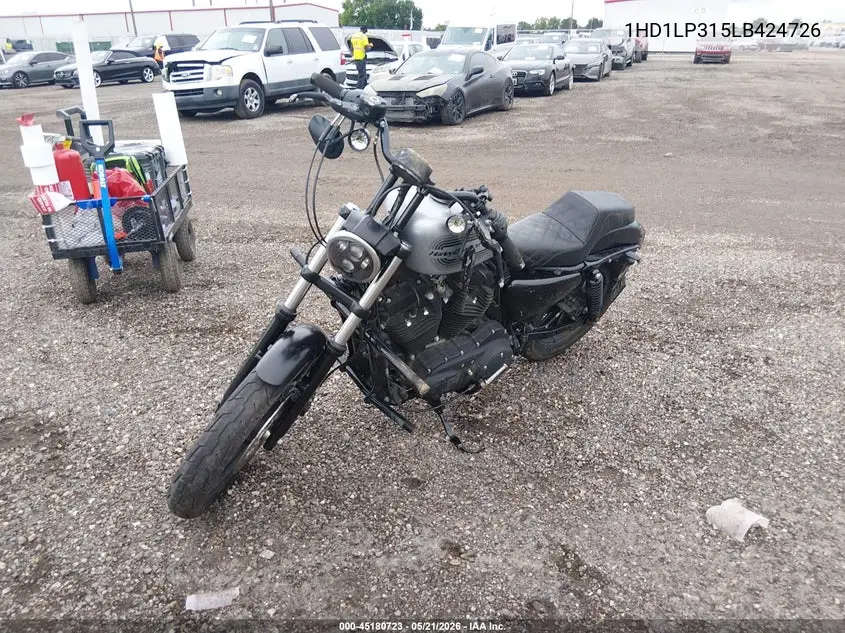 2020 Harley-Davidson Xl1200 Ns VIN: 1HD1LP315LB424726 Lot: 45180723