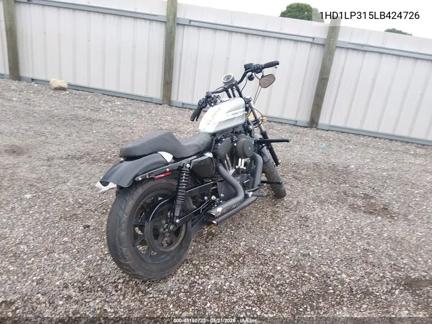 2020 Harley-Davidson Xl1200 Ns VIN: 1HD1LP315LB424726 Lot: 45180723
