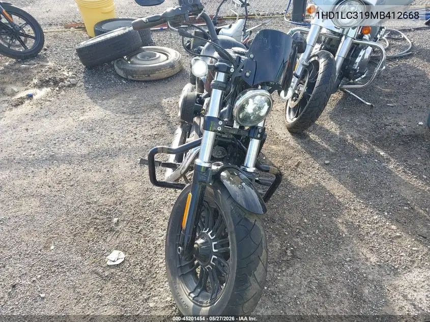 2021 Harley-Davidson Xl1200 X VIN: 1HD1LC319MB412668 Lot: 45201454