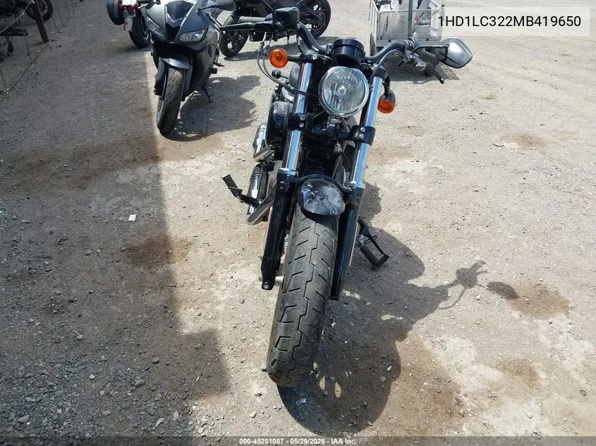2021 Harley-Davidson Xl1200 X VIN: 1HD1LC322MB419650 Lot: 45251087