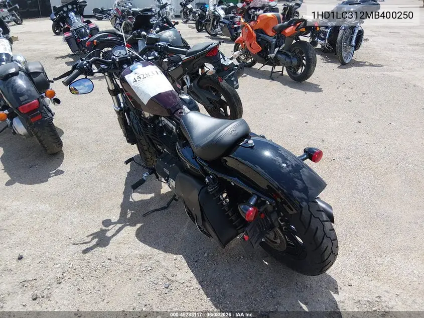 2021 Harley-Davidson Xl1200 X VIN: 1HD1LC312MB400250 Lot: 45283117