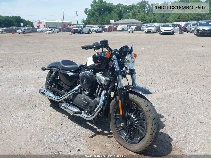 2021 Harley-Davidson Xl1200 X VIN: 1HD1LC318MB407607 Lot: 45290518