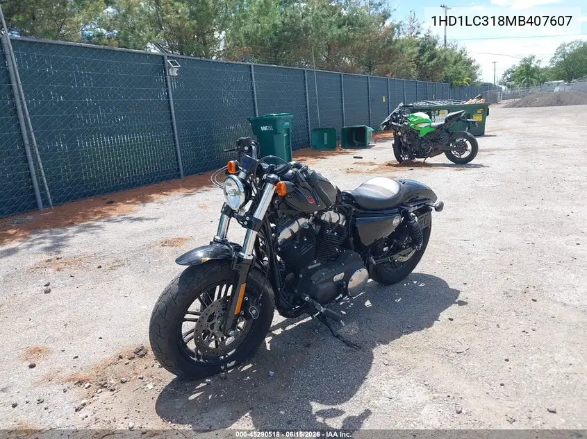 2021 Harley-Davidson Xl1200 X VIN: 1HD1LC318MB407607 Lot: 45290518