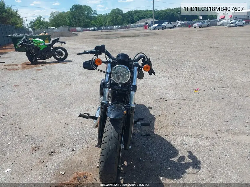 2021 Harley-Davidson Xl1200 X VIN: 1HD1LC318MB407607 Lot: 45290518