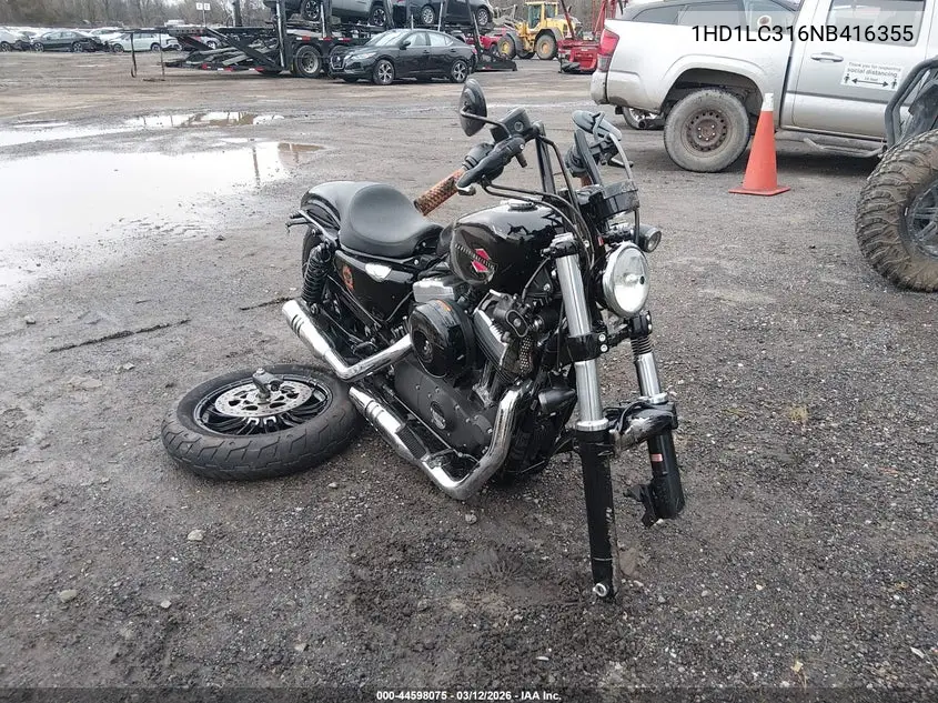 2022 Harley-Davidson Xl1200 X VIN: 1HD1LC316NB416355 Lot: 44598075