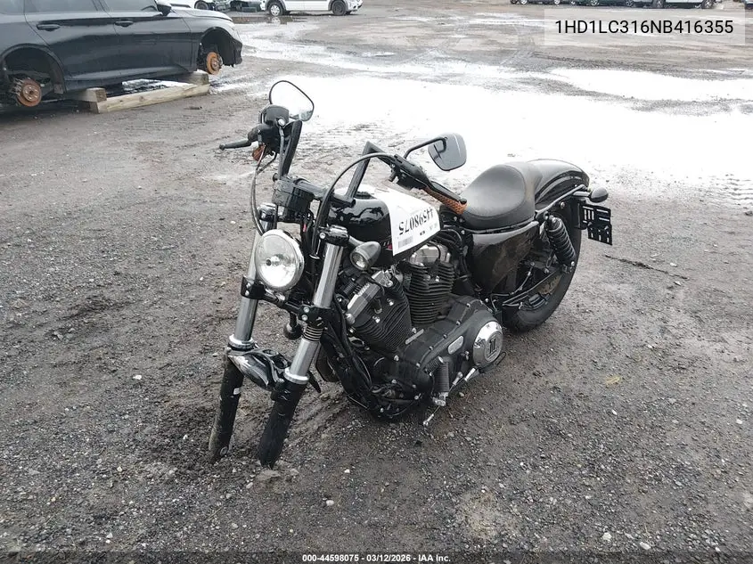 2022 Harley-Davidson Xl1200 X VIN: 1HD1LC316NB416355 Lot: 44598075