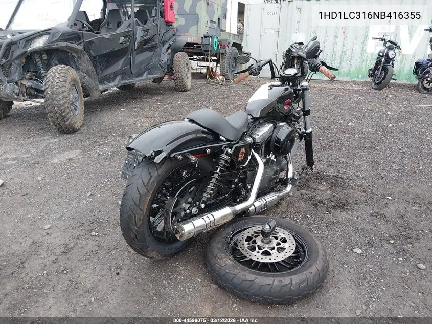2022 Harley-Davidson Xl1200 X VIN: 1HD1LC316NB416355 Lot: 44598075