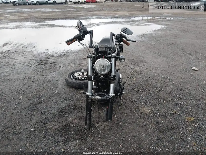2022 Harley-Davidson Xl1200 X VIN: 1HD1LC316NB416355 Lot: 44598075