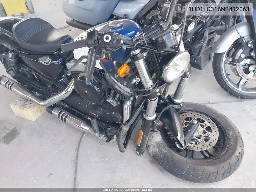 2022 Harley-Davidson Xl1200 X VIN: 1HD1LC316NB412063 Lot: 45162765