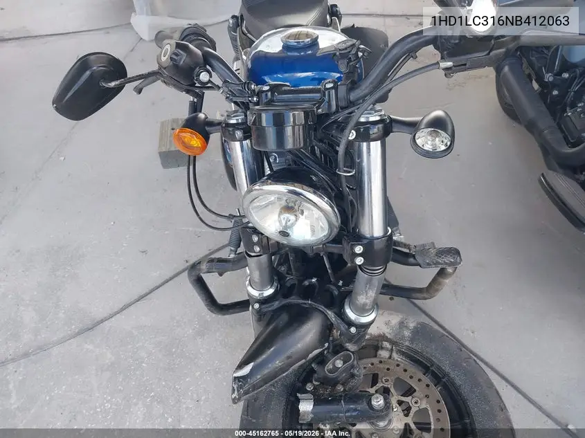 2022 Harley-Davidson Xl1200 X VIN: 1HD1LC316NB412063 Lot: 45162765