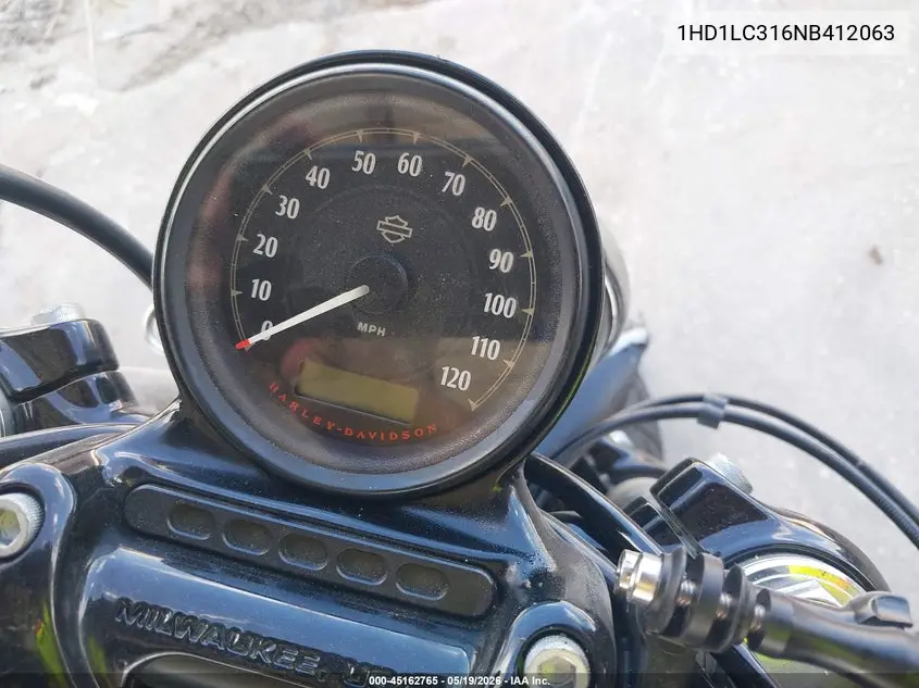 2022 Harley-Davidson Xl1200 X VIN: 1HD1LC316NB412063 Lot: 45162765