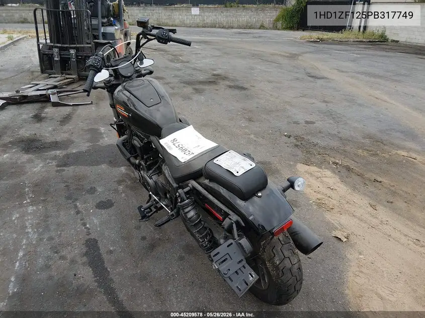 2023 Harley-Davidson Rh975 S VIN: 1HD1ZF125PB317749 Lot: 45209578