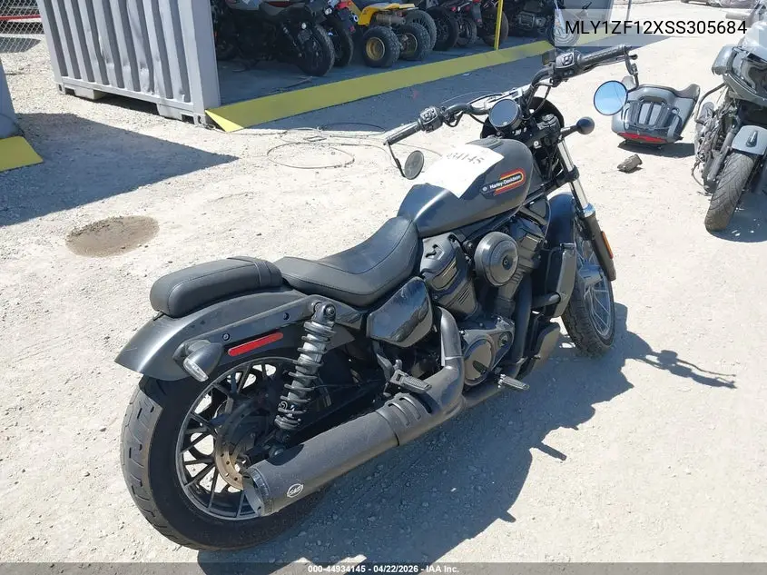 2025 Harley-Davidson Rh975 S VIN: MLY1ZF12XSS305684 Lot: 44934145