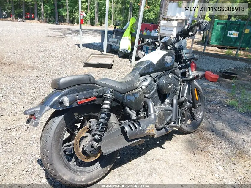 2025 Harley-Davidson Rh975 VIN: MLY1ZH119SS308918 Lot: 45402150