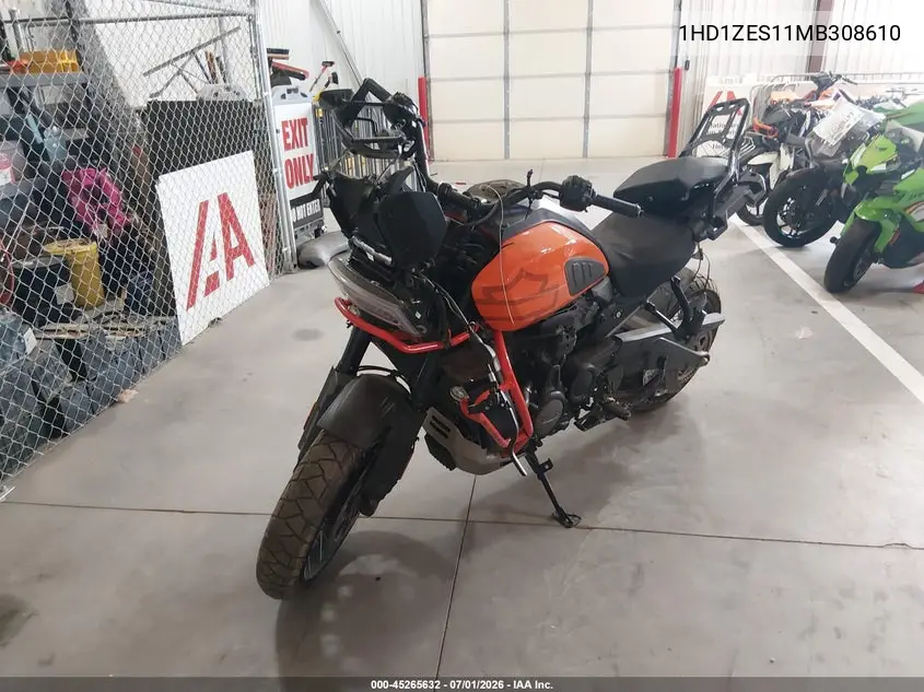 2021 Harley-Davidson Ra1250 S VIN: 1HD1ZES11MB308610 Lot: 45265632