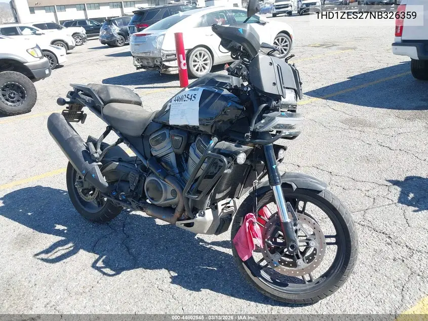 2022 Harley-Davidson Ra1250 S VIN: 1HD1ZES27NB326359 Lot: 44602545