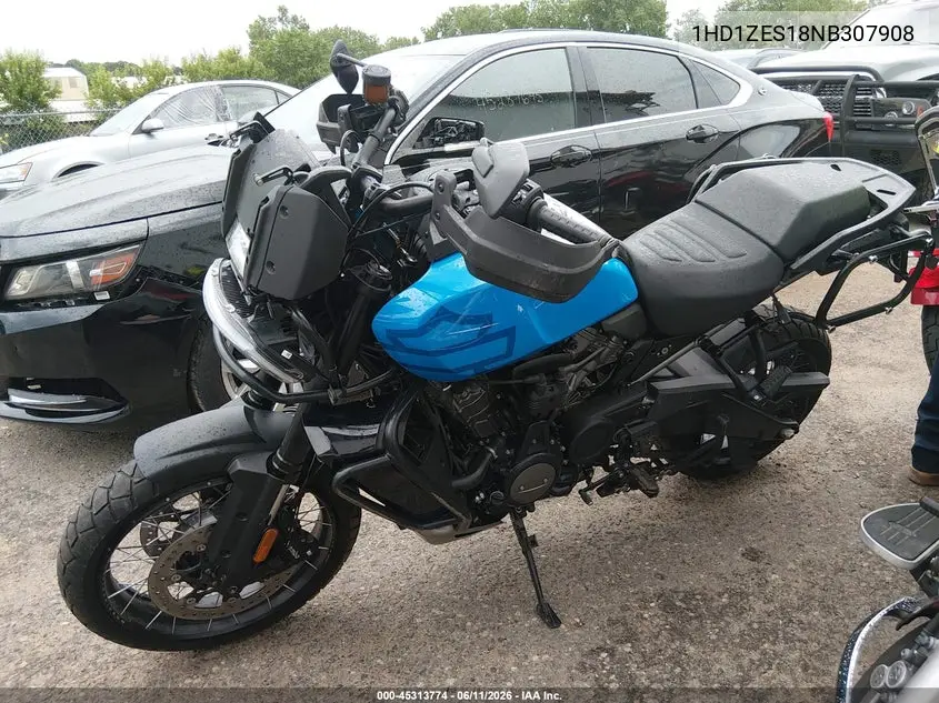 2022 Harley-Davidson Ra1250 S VIN: 1HD1ZES18NB307908 Lot: 45313774