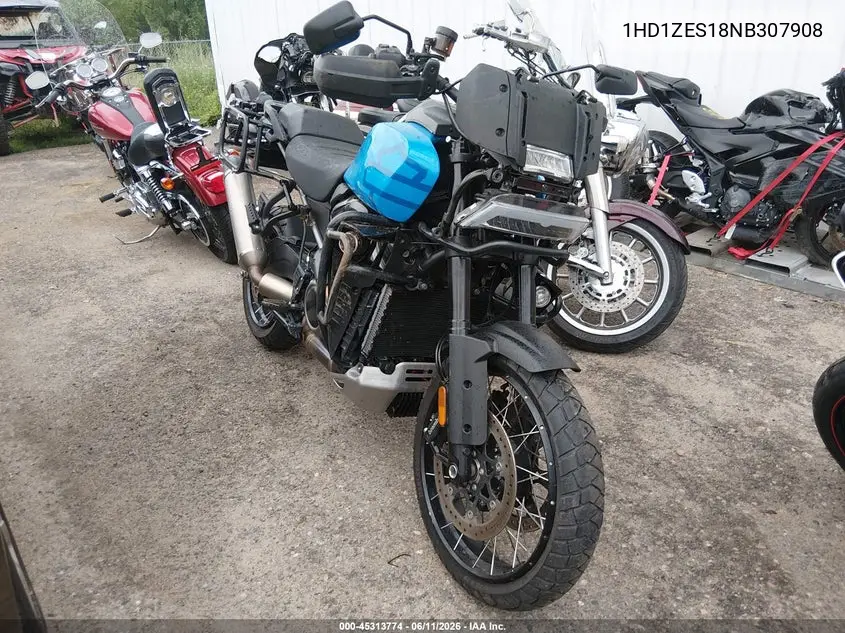 2022 Harley-Davidson Ra1250 S VIN: 1HD1ZES18NB307908 Lot: 45313774