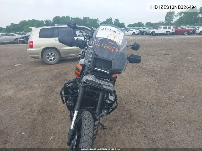 2022 Harley-Davidson Ra1250 S VIN: 1HD1ZES13NB326494 Lot: 45316028
