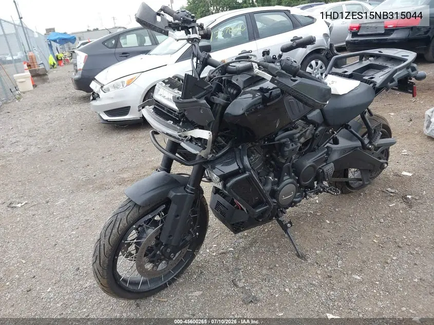 2022 Harley-Davidson Ra1250 S VIN: 1HD1ZES15NB315044 Lot: 45600265
