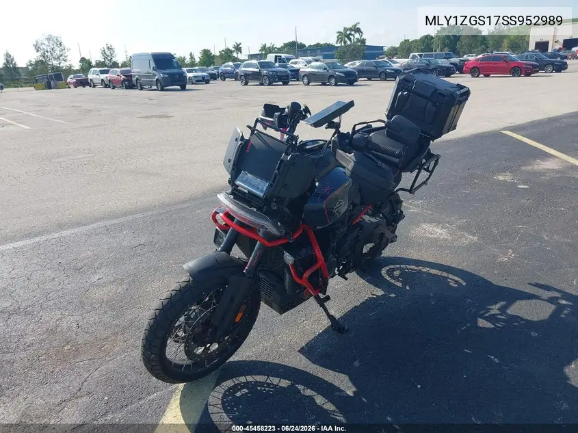 2025 Harley-Davidson Ra1250 Se VIN: MLY1ZGS17SS952989 Lot: 45458223