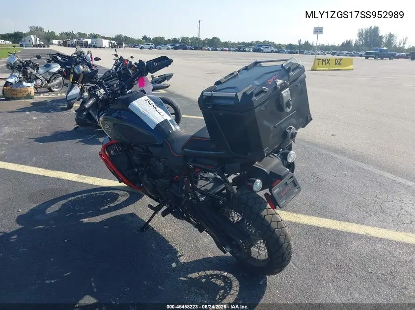2025 Harley-Davidson Ra1250 Se VIN: MLY1ZGS17SS952989 Lot: 45458223