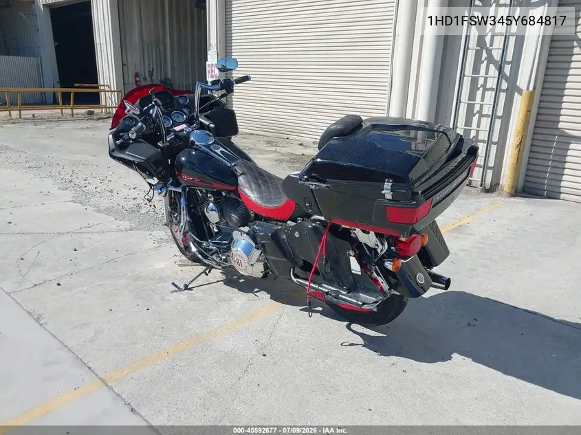 2005 Harley-Davidson Fltri VIN: 1HD1FSW345Y684817 Lot: 45592677