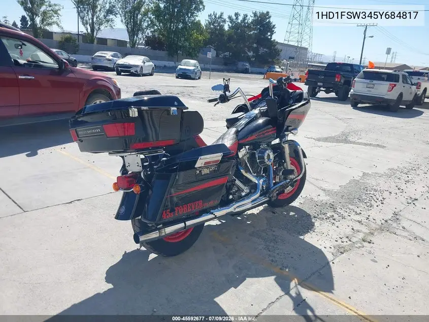 2005 Harley-Davidson Fltri VIN: 1HD1FSW345Y684817 Lot: 45592677