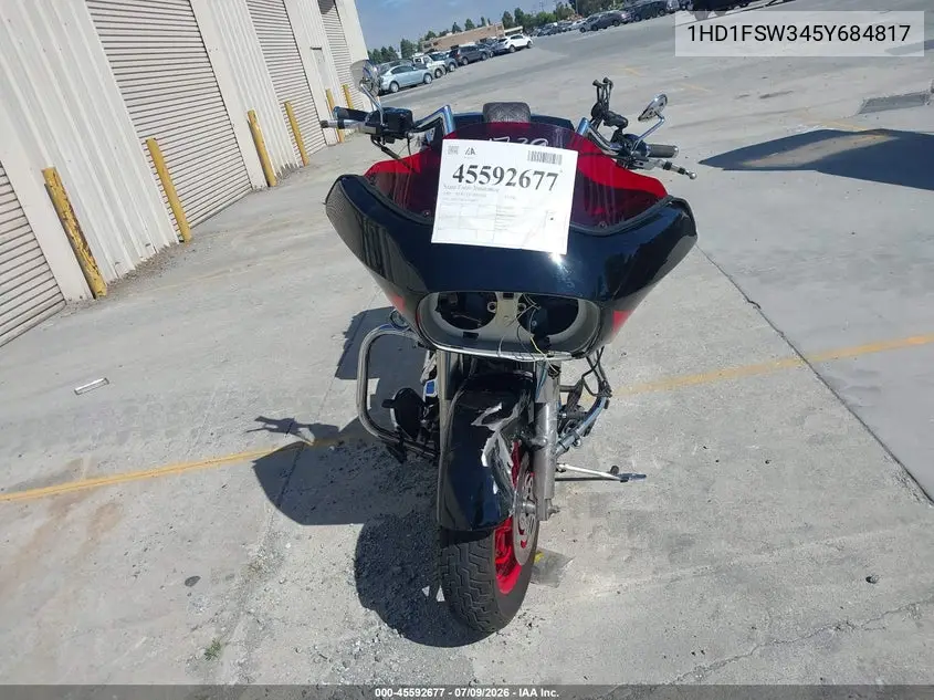 2005 Harley-Davidson Fltri VIN: 1HD1FSW345Y684817 Lot: 45592677