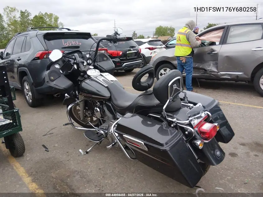 2006 Harley-Davidson Fltri VIN: 1HD1FSW176Y680258 Lot: 44956455