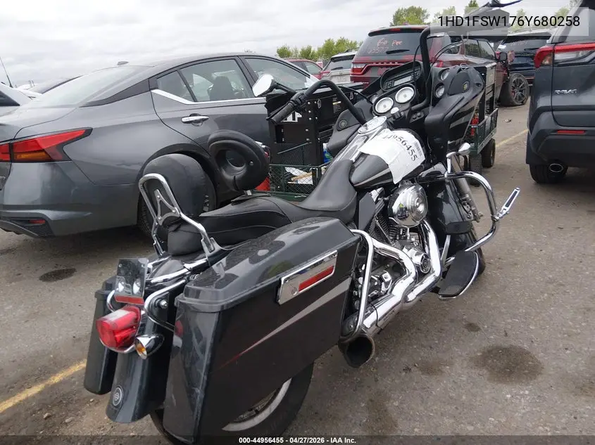2006 Harley-Davidson Fltri VIN: 1HD1FSW176Y680258 Lot: 44956455