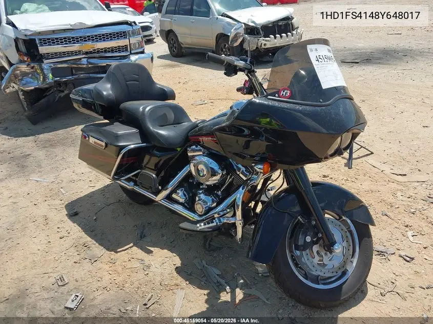 2008 Harley-Davidson Fltr VIN: 1HD1FS4148Y648017 Lot: 45159054