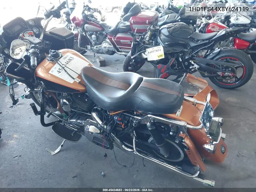 2008 Harley-Davidson Fltr 105Th Anniversary Edition VIN: 1HD1FS44X8Y624119 Lot: 45434683