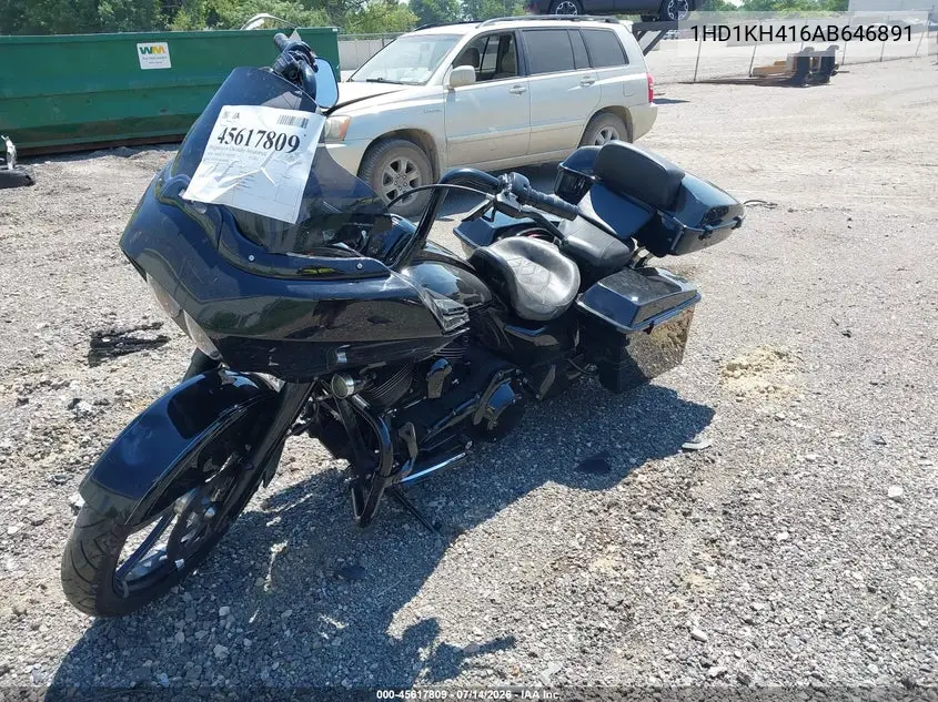 2010 Harley-Davidson Fltrx VIN: 1HD1KH416AB646891 Lot: 45617809