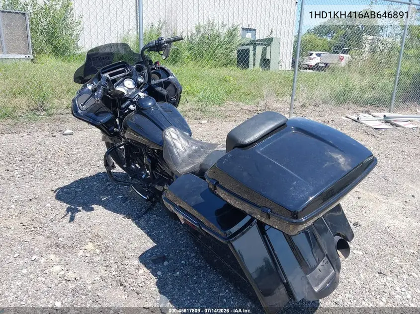 2010 Harley-Davidson Fltrx VIN: 1HD1KH416AB646891 Lot: 45617809