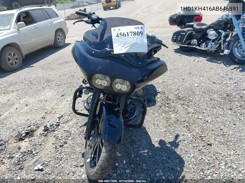 2010 Harley-Davidson Fltrx VIN: 1HD1KH416AB646891 Lot: 45617809