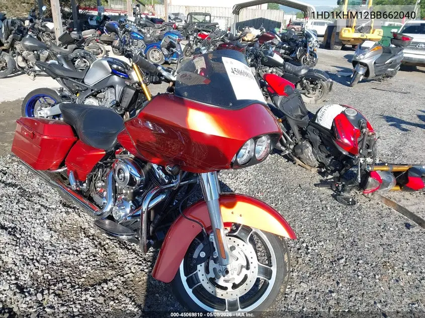 2011 Harley-Davidson Fltrx VIN: 1HD1KHM12BB662040 Lot: 45069810