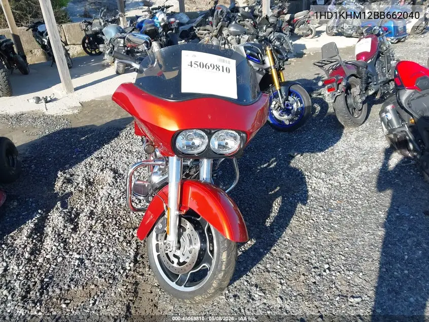 2011 Harley-Davidson Fltrx VIN: 1HD1KHM12BB662040 Lot: 45069810