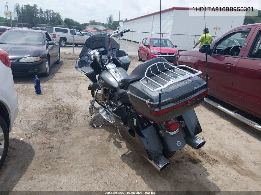 2011 Harley-Davidson Fltruse VIN: 1HD1TA810BB950301 Lot: 45253220