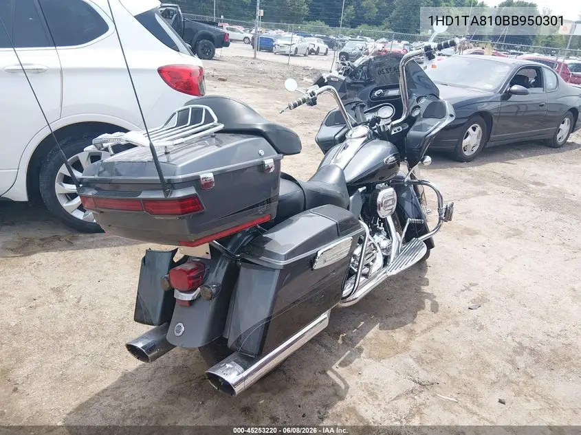 2011 Harley-Davidson Fltruse VIN: 1HD1TA810BB950301 Lot: 45253220