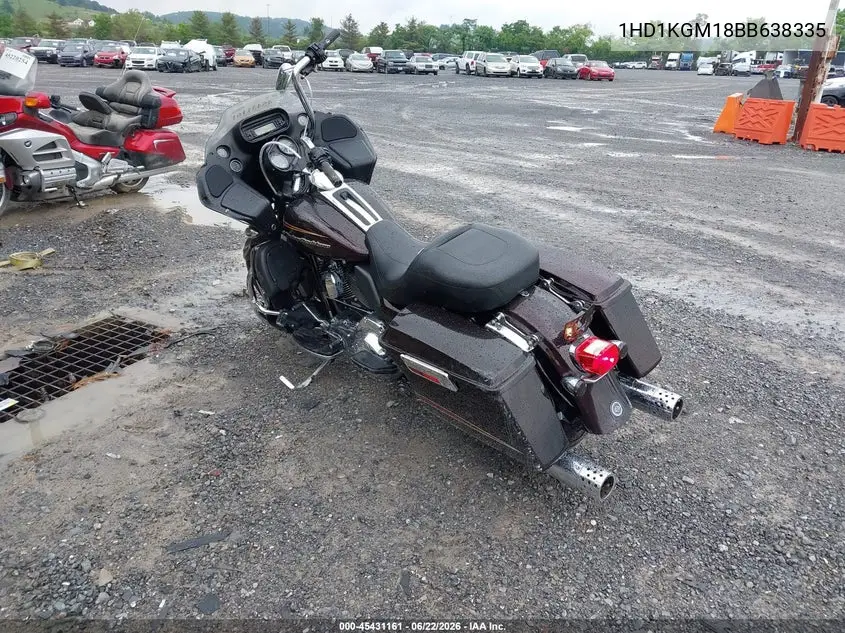 2011 Harley-Davidson Fltru VIN: 1HD1KGM18BB638335 Lot: 45431161