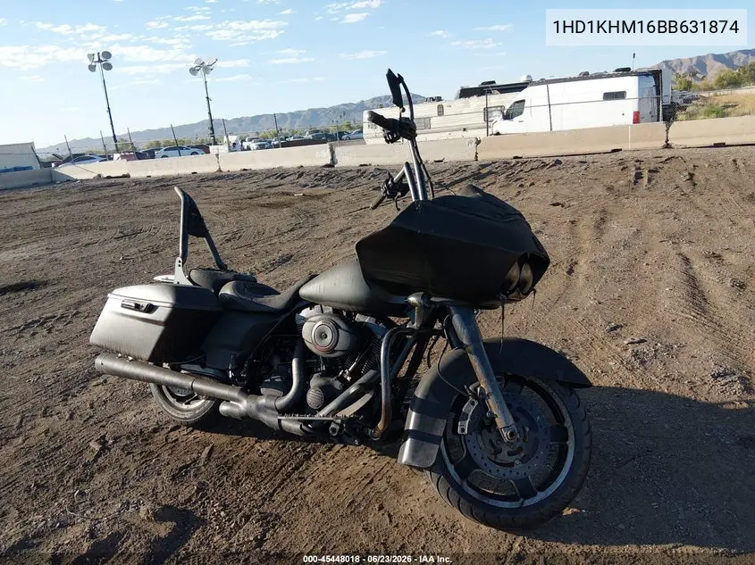 2011 Harley-Davidson Fltrx VIN: 1HD1KHM16BB631874 Lot: 45448018