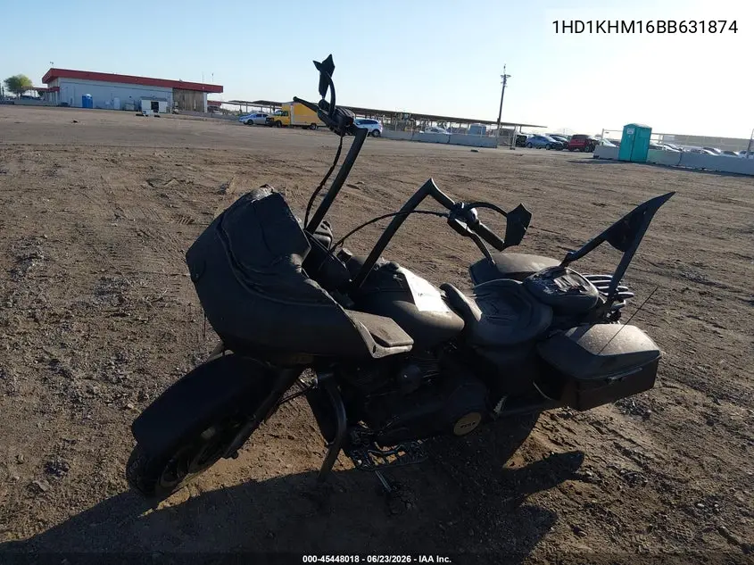 2011 Harley-Davidson Fltrx VIN: 1HD1KHM16BB631874 Lot: 45448018