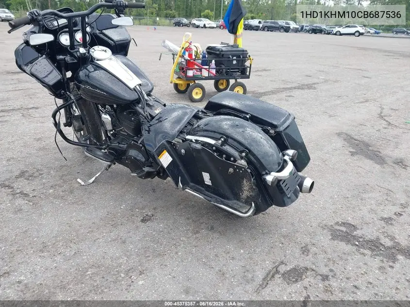 2012 Harley-Davidson Fltrx Road Glide Custom VIN: 1HD1KHM10CB687536 Lot: 45375357