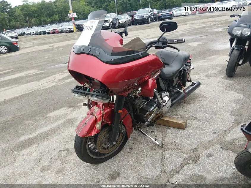 2012 Harley-Davidson Fltru Road Glide Ultra VIN: 1HD1KGM12CB607776 Lot: 45483310